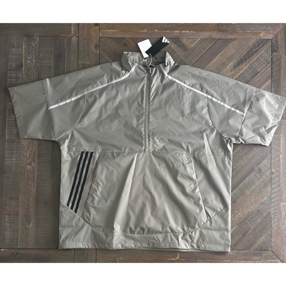 Adidas Provisional SS Rain Jacket 1/4 Zip Golf Windbreaker 2XL